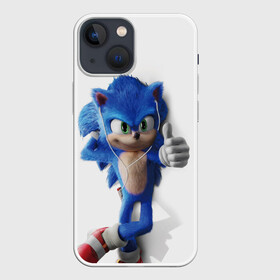 Чехол для iPhone 13 mini с принтом SONIC в Тюмени,  |  | Тематика изображения на принте: hedgehog | metal sonic | silver | silver the hedgehog | sonic | sonic boom | sonic the hedgehog | еж | ёж сонник | ежик | игры | кино | соник | соник в кино | фильм