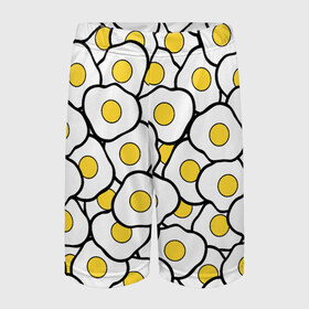 Детские спортивные шорты 3D с принтом Яички в Тюмени,  100% полиэстер
 | пояс оформлен широкой мягкой резинкой, ткань тянется
 | Тематика изображения на принте: breakfast | eggs | food | еда | завтрак | яичница | яйца