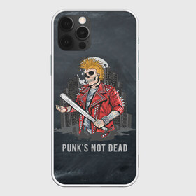 Чехол для iPhone 12 Pro Max с принтом Punk’s Not Dead в Тюмени, Силикон |  | Тематика изображения на принте: punk | punks | punk’s not dead | rock | rocker | метал | металл | панк | панки | рок | рокер | тяжелая музыка