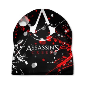 Шапка 3D с принтом ASSASSINS CREED. в Тюмени, 100% полиэстер | универсальный размер, печать по всей поверхности изделия | slayer | асасин | ассасин крид | ассассин | тамплиеры