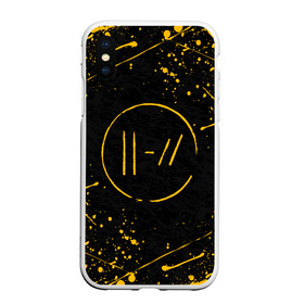 Чехол для iPhone XS Max матовый с принтом  TWENTY ONE PILOTS в Тюмени, Силикон | Область печати: задняя сторона чехла, без боковых панелей | 21 pilots | 21p | bandito | blurryface | chlorine | joshua | ned | top | trench | twenty one pilots | tyler | бандито | нэд | тренч