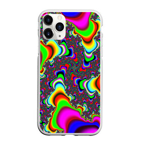 Чехол для iPhone 11 Pro Max матовый с принтом НЕОНОВЫЕ РАЗВОДЫ в Тюмени, Силикон |  | abstract | abstraction | color | fractal | geometry | paitnt | polygon | polygonal | psy | абстракция | геометрия | краски | неоновые | полигоны | психоделика | фрактал