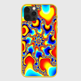 Чехол для iPhone 12 Pro Max с принтом ABSTRACTION FRACTAL в Тюмени, Силикон |  | Тематика изображения на принте: abstract | abstraction | color | fractal | geometry | paitnt | polygon | polygonal | psy | абстракция | геометрия | краски | неоновые | полигоны | психоделика | фрактал