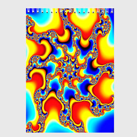 Скетчбук с принтом ABSTRACTION FRACTAL в Тюмени, 100% бумага
 | 48 листов, плотность листов — 100 г/м2, плотность картонной обложки — 250 г/м2. Листы скреплены сверху удобной пружинной спиралью | abstract | abstraction | color | fractal | geometry | paitnt | polygon | polygonal | psy | абстракция | геометрия | краски | неоновые | полигоны | психоделика | фрактал