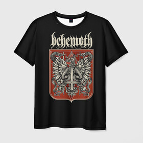 Мужская футболка 3D с принтом Behemoth в Тюмени, 100% полиэфир | прямой крой, круглый вырез горловины, длина до линии бедер | behemoth | black | blackmetal | burzum | carnifex | punk | rock | suicide silence