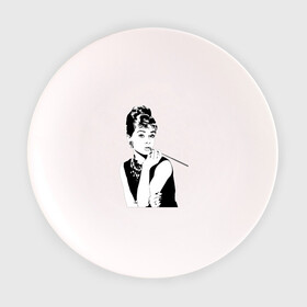 Тарелка с принтом Одри Хепберн(хлопок) в Тюмени, фарфор | диаметр - 210 мм
диаметр для нанесения принта - 120 мм | 8 марта | актриса | девушка | завтрак у тиффани | красивая | любимая | одри хепберн | подарок | сабрина | танцовщица