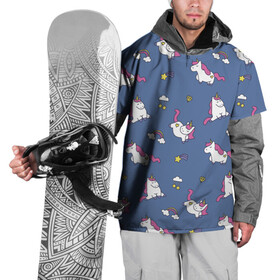 Накидка на куртку 3D с принтом Сон единорога в Тюмени, 100% полиэстер |  | Тематика изображения на принте: единорог | единороги | единорожек | единорожка | звезда | звёзды | небо | облака | облако | пони | радуга