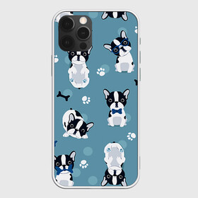 Чехол для iPhone 12 Pro Max с принтом Собачки в Тюмени, Силикон |  | dog | dogs | забавная | играется | косточка | лапки | люблю | мордочка | мордочкой | собак | собаки | собачки