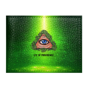 Обложка для студенческого билета с принтом Всевидящее око в Тюмени, натуральная кожа | Размер: 11*8 см; Печать на всей внешней стороне | всевидящее око | глаз | за тобой наблюдают | заговор | зрачок | креатив | листва | листья | масон | масоны | наблюдение | сговор | треугольник
