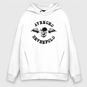 Мужское худи Oversize хлопок с принтом Avenged Sevenfold в Тюмени, френч-терри — 70% хлопок, 30% полиэстер. Мягкий теплый начес внутри —100% хлопок | боковые карманы, эластичные манжеты и нижняя кромка, капюшон на магнитной кнопке | avenged sevenfold | брукс вакерман | джонни крайст | м. шадоус заки вэндженс | прогрессивный метал | хард рок | хэви метал