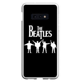 Чехол для Samsung S10E с принтом Beatles в Тюмени, Силикон | Область печати: задняя сторона чехла, без боковых панелей | beatles | john lennon | liverpool four | ring | rock | битлз | джон леннон | джордж харрисон | ливерпульская четверка | мерсибит | пол маккартни | психоделический рок | ринго старр | рок | рок н ролл | хард рок