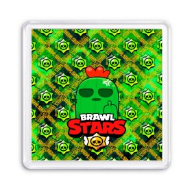 Магнит 55*55 с принтом Brawl Stars Spike в Тюмени, Пластик | Размер: 65*65 мм; Размер печати: 55*55 мм | brawl | brawl stars | brawl stars spike | brawl stars спайк | spike | stars | бравл | бравл старс | бравл старс спайк | игры | кактус | лого | лого brawl stars | лого бравл старс | логотип | логотип brawl stars | логотип бравл старс | спай