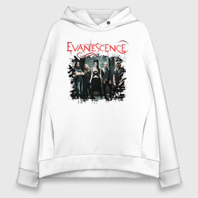 Женское худи Oversize хлопок с принтом Evanescence в Тюмени, френч-терри — 70% хлопок, 30% полиэстер. Мягкий теплый начес внутри —100% хлопок | боковые карманы, эластичные манжеты и нижняя кромка, капюшон на магнитной кнопке | amy lynn | evanescence | альтернативный метал | альтернативный рок | готик рок | джен маджура | ню метал | тим маккорд | трой маклоухорн | уилл хант | хард рок | эми ли | эфемерность