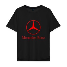 Мужская футболка хлопок Oversize с принтом MERCEDES в Тюмени, 100% хлопок | свободный крой, круглый ворот, “спинка” длиннее передней части | 2020 | amg | auto | brabus | clk | cls | glk | mercedes | mercedes benz | slk | sport | авто | автомобиль | автомобильные | амг | брабус | бренд | глк | марка | машины | мерседес | слк | спорт | цлк | цлс