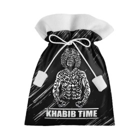 Подарочный 3D мешок с принтом KHABIB в Тюмени, 100% полиэстер | Размер: 29*39 см | Тематика изображения на принте: khabib | боец | борец | мма | нурмагомедов | орёл | хабиб