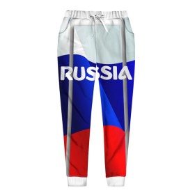 Женские брюки 3D с принтом Россия. в Тюмени, полиэстер 100% | прямой крой, два кармана без застежек по бокам, с мягкой трикотажной резинкой на поясе и по низу штанин. В поясе для дополнительного комфорта — широкие завязки | 8 | 8 марта | russia | весна | женский день | идея подарка | любимой | март | международный женский день | наша раша | патриотизм | подарок | праздник | раша | россия | россия 2020 | ст | штамп | я русский