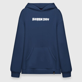 Худи SuperOversize хлопок с принтом GreenDay в Тюмени, 70% хлопок, 30% полиэстер, мягкий начес внутри | карман-кенгуру, эластичная резинка на манжетах и по нижней кромке, двухслойный капюшон
 | billie joe armstrong | greenday | rock | альтернативный | билли джо армстронг | гриндей | зеленый день | майк дёрнт | музыка | панк рок | поп панк | рок | тре кул