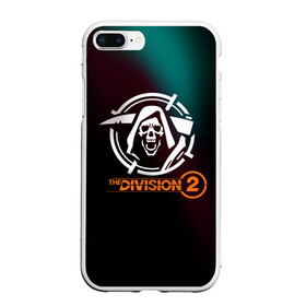 Чехол для iPhone 7Plus/8 Plus матовый с принтом The Division 2 Logo в Тюмени, Силикон | Область печати: задняя сторона чехла, без боковых панелей | Тематика изображения на принте: extremis malis | logo | new york | shd agent | the division 2 | the division logo | tom clancys the division