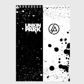 Скетчбук с принтом LINKIN PARK в Тюмени, 100% бумага
 | 48 листов, плотность листов — 100 г/м2, плотность картонной обложки — 250 г/м2. Листы скреплены сверху удобной пружинной спиралью | chester bennington | linkin park | mike shinoda | альтернативный метал | альтернативный рок | линкин парк | майк шинода | ню метал | поп музыка | поп рок | рэп метал | рэп рок | электроник рок