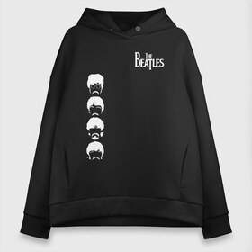 Женское худи Oversize хлопок с принтом Beatles в Тюмени, френч-терри — 70% хлопок, 30% полиэстер. Мягкий теплый начес внутри —100% хлопок | боковые карманы, эластичные манжеты и нижняя кромка, капюшон на магнитной кнопке | beatles | john lennon | liverpool four | ring | rock | битлз | джон леннон | джордж харрисон | ливерпульская четверка | мерсибит | пол маккартни | психоделический рок | ринго старр | рок | рок н ролл | хард рок