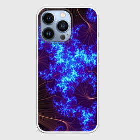 Чехол для iPhone 13 Pro с принтом FRACTAL STORM в Тюмени,  |  | abstract | abstraction | color | fractal | geometry | paitnt | polygon | polygonal | psy | абстракция | геометрия | краски | неоновые | полигоны | психоделика | фрактал