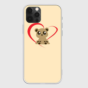 Чехол для iPhone 12 Pro Max с принтом Мишка в Тюмени, Силикон |  | 8марта | brown bear | gift | girls | heart | love | march 8 | plush | spring | весна | девочки | девушкам | коричневый медведь | любовь | мишка | плюшевый | подарок | сердце