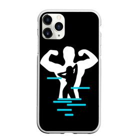 Чехол для iPhone 11 Pro матовый с принтом титан в Тюмени, Силикон |  | crossfit | sport | бодибилдинг | зал | мужчина | мускулы | мышцы | сила | спорт | фитнес