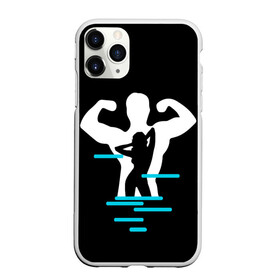 Чехол для iPhone 11 Pro Max матовый с принтом титан в Тюмени, Силикон |  | crossfit | sport | бодибилдинг | зал | мужчина | мускулы | мышцы | сила | спорт | фитнес