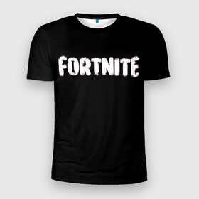 Мужская футболка 3D спортивная с принтом FORTNITE в Тюмени, 100% полиэстер с улучшенными характеристиками | приталенный силуэт, круглая горловина, широкие плечи, сужается к линии бедра | fortnite | fortnite2 | logo | игра | логотип | призрак | тень | фортнайт