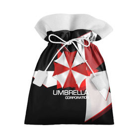 Подарочный 3D мешок с принтом UMBRELLA CORP. в Тюмени, 100% полиэстер | Размер: 29*39 см | Тематика изображения на принте: biohazard | biohazard 7 | crocodile | fang | game | hand | monster | new umbrella | resident evil | resident evil 7 | umbrella | umbrella corp | umbrella corporation | zombie | обител