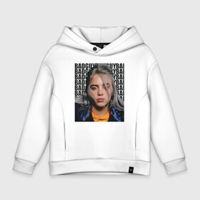 Детское худи Oversize хлопок с принтом Billie Eilish (со спиной) в Тюмени, френч-терри — 70% хлопок, 30% полиэстер. Мягкий теплый начес внутри —100% хлопок | боковые карманы, эластичные манжеты и нижняя кромка, капюшон на магнитной кнопке | ailish | billi | billie eilish | bury a friend | copycat | crown | dont smile at me | lovely | music | my boy | party favor | pop | били | билли айлиш | музыка | певица | поп | эйлиш