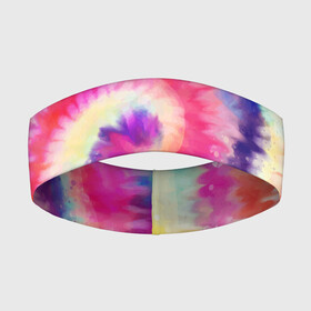 Повязка на голову 3D с принтом Tie Dye vortex в Тюмени,  |  | Тематика изображения на принте: art | hype | maelstrom | swirl | tie dye | trend | vortex | акварель | акрил | арт | буйство | вихрь | дизайн | завихрение | краски | красок | тай дай | торнадо | тренд | трендовая | хайповая