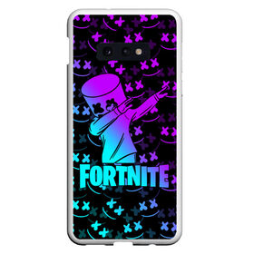 Чехол для Samsung S10E с принтом FORTNITE X MARSHMELLO в Тюмени, Силикон | Область печати: задняя сторона чехла, без боковых панелей | fortnite | fortnite 2 | fortnite x | marshmello | ninja | ninja hyper streamer | ninja streamer | streamer | tyler blevins | маршмелло | ниндзя | фортнайт | фортнайт 2 | фортнайт глава 2