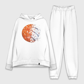 Женский костюм хлопок Oversize с принтом BasketBall в Тюмени,  |  | air | ball | balls | basket | basketball | bulls | game | hip hop | jordan | kobi | lakers | nba | oneill | play | rap | shakil | shaq | sport | баскет | баскетбол | джордан | зож | игра | играть | инста | нба | спорт | стиль | шакил