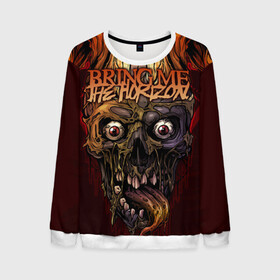 Мужской свитшот 3D с принтом Bring Me the Horizon в Тюмени, 100% полиэстер с мягким внутренним слоем | круглый вырез горловины, мягкая резинка на манжетах и поясе, свободная посадка по фигуре | bmth | metal | music | official | rca records label | rock | sempiternal | video | британская | группа | дэткор | поп | рок