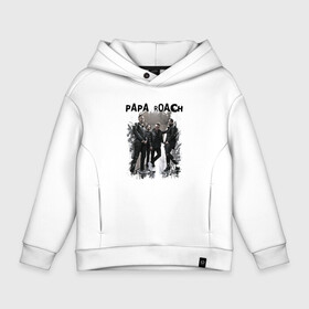 Детское худи Oversize хлопок с принтом Papa roach | Папа Роач в Тюмени, френч-терри — 70% хлопок, 30% полиэстер. Мягкий теплый начес внутри —100% хлопок | боковые карманы, эластичные манжеты и нижняя кромка, капюшон на магнитной кнопке | jacoby dakota shaddix | papa roach | альтернативный метал | альтернативный рок | джекоби шэддикс | джерри хортон | коби дик | ню метал | папа роч | рэп метал | тобин эсперанс | тони палермо | хард рок