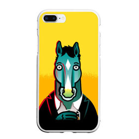 Чехол для iPhone 7Plus/8 Plus матовый с принтом BoJack Horseman в Тюмени, Силикон | Область печати: задняя сторона чехла, без боковых панелей | bojack horseman | конь боджек