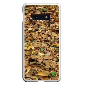 Чехол для Samsung S10E с принтом Листья в Тюмени, Силикон | Область печати: задняя сторона чехла, без боковых панелей | земпля | искусство | лето | листва | листья | осень | природа | сухая | текстура | текстуры