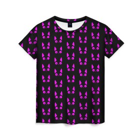 Женская футболка 3D с принтом 8 марта в Тюмени, 100% полиэфир ( синтетическое хлопкоподобное полотно) | прямой крой, круглый вырез горловины, длина до линии бедер | 8 | день | женский | коллаж | котики | марта | международный