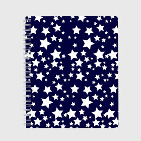 Тетрадь с принтом ЗВЕЗДОЧКИ в Тюмени, 100% бумага | 48 листов, плотность листов — 60 г/м2, плотность картонной обложки — 250 г/м2. Листы скреплены сбоку удобной пружинной спиралью. Уголки страниц и обложки скругленные. Цвет линий — светло-серый
 | doodling | night | pattern | space | stars | textures | tiles | дудлинг | коллаж
звезды | космос | небо | ночь | паттерны | синева | тайлы | текстуры | фон