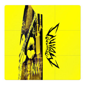 Магнитный плакат 3Х3 с принтом  Пошлая Молли в Тюмени, Полимерный материал с магнитным слоем | 9 деталей размером 9*9 см | абстракция | мода | музыка | надпись | пошлая молли | рок