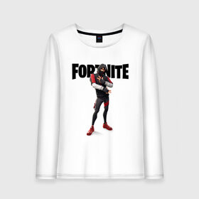 Женский лонгслив хлопок с принтом FORTNITE IKONIK в Тюмени, 100% хлопок |  | fortnite | fortnite 2 | fortnite x | ikonik | marshmello | ninja | ninja streamer | иконик | маршмелло | ниндзя | фортнайт | фортнайт 2 | фортнайт глава 2