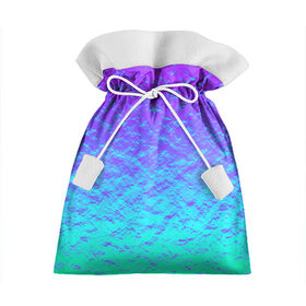 Подарочный 3D мешок с принтом ПЕРЛАМУТР в Тюмени, 100% полиэстер | Размер: 29*39 см | neon | retro | абстракция | блестки | вода | волны | краски | неон | неоновый | перламутр | поп | радуга | ретро | текстура | фиолетовый