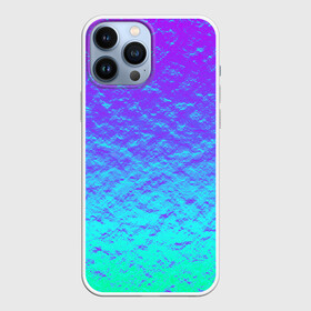 Чехол для iPhone 13 Pro Max с принтом ПЕРЛАМУТР в Тюмени,  |  | neon | retro | абстракция | блестки | вода | волны | краски | неон | неоновый | перламутр | поп | радуга | ретро | текстура | фиолетовый