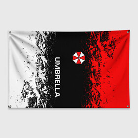 Флаг-баннер с принтом RESIDENT EVIL UMBRELLA | РЕЗИДЕНТ ЕВИЛ в Тюмени, 100% полиэстер | размер 67 х 109 см, плотность ткани — 95 г/м2; по краям флага есть четыре люверса для крепления | ada wong | biohazard | leon | nemesis | project resistance | raccoon city | re | re3 | resident evil | resident evil 3 | rpd | stars | umbrella | ада вонг | амбрелла | немезис | ужасы