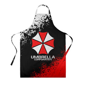 Фартук 3D с принтом RESIDENT EVIL UMBRELLA | РЕЗИДЕНТ ЕВИЛ (Z) в Тюмени, 100% полиэстер | общий размер — 65 х 85 см, ширина нагрудника — 26 см, горловина — 53 см, длина завязок — 54 см, общий обхват в поясе — 173 см. Принт на завязках и на горловине наносится с двух сторон, на основной части фартука — только с внешней стороны | ada wong | biohazard | leon | nemesis | project resistance | raccoon city | re | re3 | resident evil | resident evil 3 | rpd | stars | umbrella | ада вонг | амбрелла | немезис | ужасы