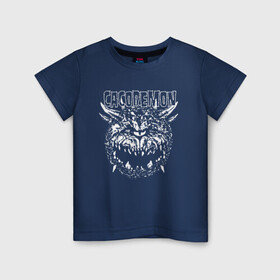 Детская футболка хлопок с принтом DOOM ETERNAL в Тюмени, 100% хлопок | круглый вырез горловины, полуприлегающий силуэт, длина до линии бедер | demons | devil | doom | doom eternal | doom slayer | hell | slayer | ад | демоны | дум