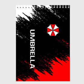 Скетчбук с принтом RESIDENT EVIL UMBRELLA в Тюмени, 100% бумага
 | 48 листов, плотность листов — 100 г/м2, плотность картонной обложки — 250 г/м2. Листы скреплены сверху удобной пружинной спиралью | ada wong | biohazard | leon | nemesis | project resistance | raccoon city | re | re3 | resident evil | resident evil 3 | rpd | stars | umbrella | ада вонг | амбрелла | немезис | ужасы