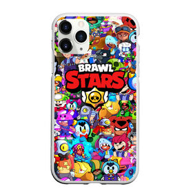 Чехол для iPhone 11 Pro матовый с принтом BRAWL STARS в Тюмени, Силикон |  | 