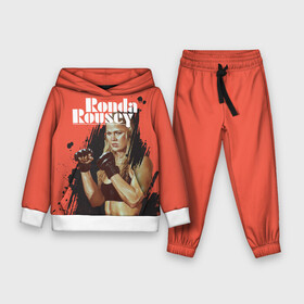 Детский костюм 3D (с толстовкой) с принтом Ronda Rousey в Тюмени,  |  | mma | ronda rousey | rowdy | ufc | мма | ронда роузи